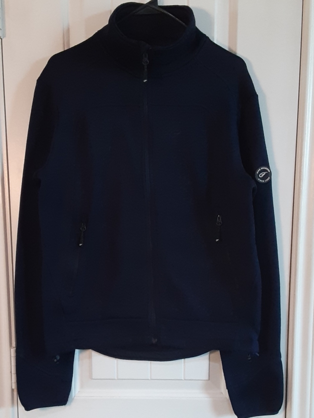 Five Seasons Men's Nelke Knit Fleece Full Zip Jacket Navy Blue Mélange Size M